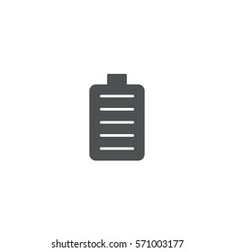 battery charge icon. sign design