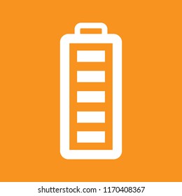 Battery charge icon, stock vector illustration, EPS10.