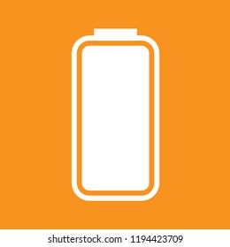 Battery, charge icon, stock vector illustration, EPS10. 