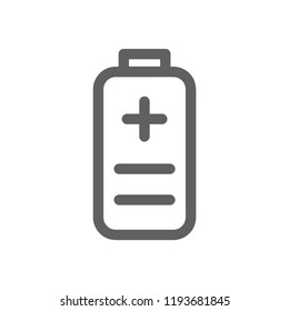 battery, charge icon vector