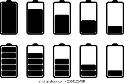 Battery charge icon vector. Accumulator logo. Indicator battery illustration symbol. 