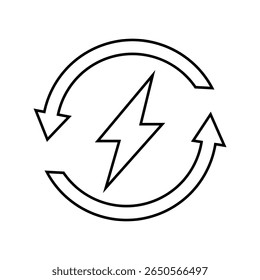 ícone de carga da bateria vetor. indicador símbolo de ilustração da bateria. logotipo do acumulador.