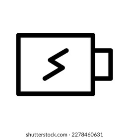 Illustration zum Design von Vektorsymbolen für Batterieladungen