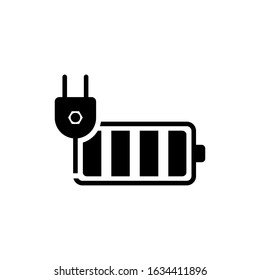Battery charge icon vector template