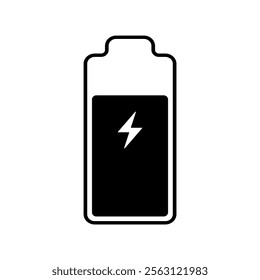 battery Charge icon Vertical vector illustration