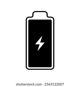 battery Charge icon Vertical vector illustration