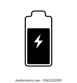 battery Charge icon Vertical vector illustration