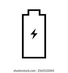 battery Charge icon Vertical vector illustration