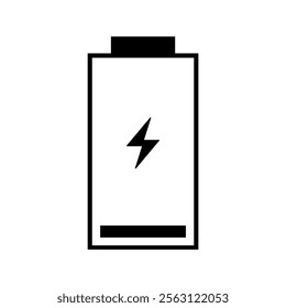 battery Charge icon Vertical vector illustration
