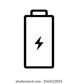 battery Charge icon Vertical vector illustration