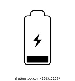 battery Charge icon Vertical vector illustration