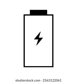 battery Charge icon Vertical vector illustration