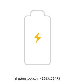 battery Charge icon Vertical vector illustration