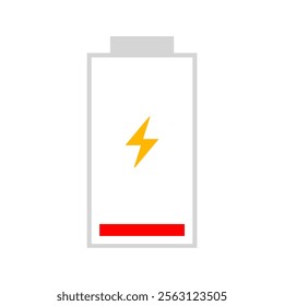 battery Charge icon Vertical vector illustration