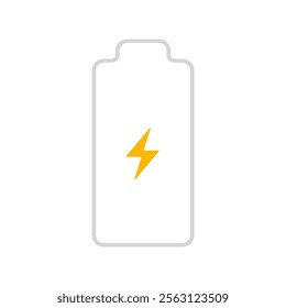 battery Charge icon Vertical vector illustration