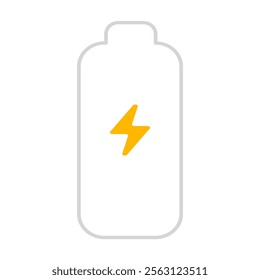 battery Charge icon Vertical vector illustration
