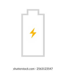 battery Charge icon Vertical vector illustration