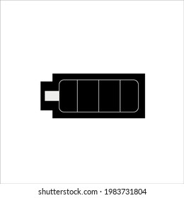 battery charge illustration with background