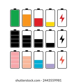 Battery Charge Indicator Icon Level