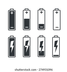battery charge level indicators