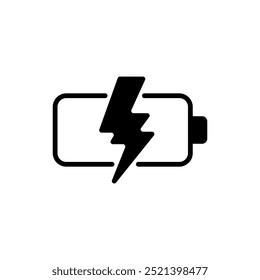 battery charge Thunder Power Flash and Bolt Energy Icon Logo