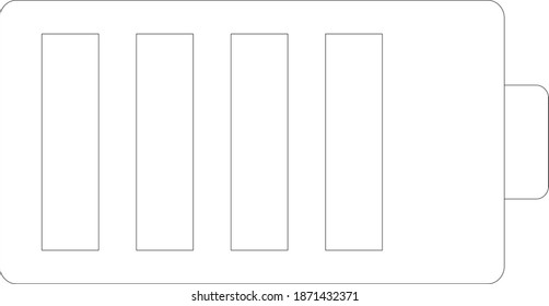 battery  and charge Vector Icon 