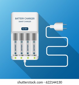 Battery charger control recharge machine