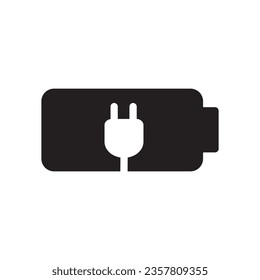 Cargador de batería Icono eléctrico Icono de diseño vectorial