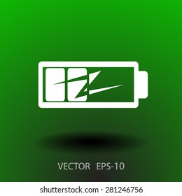 icono de cargador de batería 