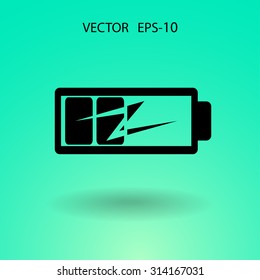 Icono de cargador de batería