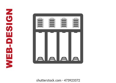 Battery Charger Icon Vector