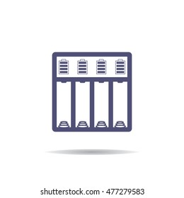 Battery Charger Icon Vector