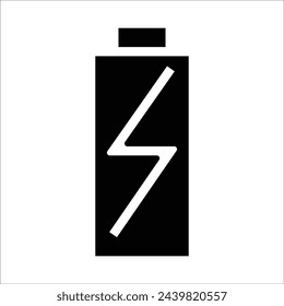 cargador de batería icono vector . cargador icono vector