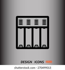 Battery Charger. icon. vector design