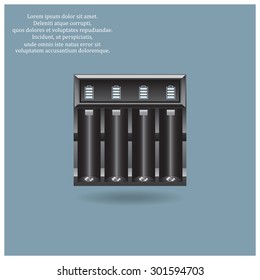 Battery Charger. icon. vector design
