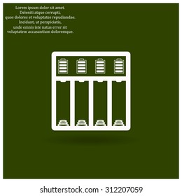 Battery Charger. icon. vector design