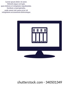 Battery Charger. icon. vector design