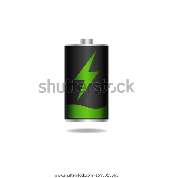 battery charger\
logo icon vector\
illustration