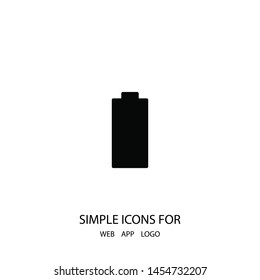 Battery charger vector icon. A symbol of a charger and a battery . A charger sign