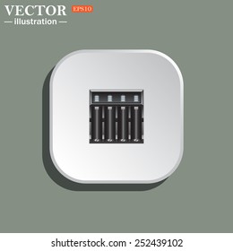 Battery Charger, vector illustration, EPS 10 