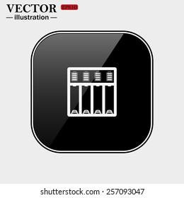 Battery Charger, vector illustration, EPS 10 
