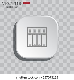 Battery Charger, vector illustration, EPS 10 