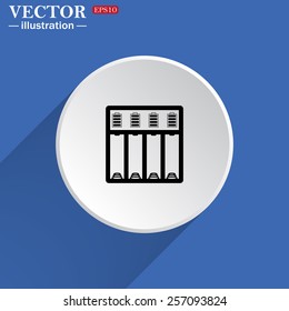 Battery Charger, vector illustration, EPS 10 
