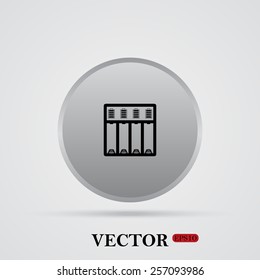 Battery Charger, vector illustration, EPS 10 