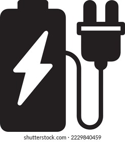 Icono indicador de carga de carga de la batería. nivel de energía de la batería. icono de carga de batería. ideación de ilustración de icono de batería