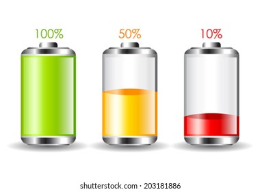 Battery charging icon