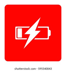 Battery Charging Icon.
