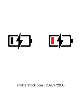 icono de carga de batería para aplicaciones y sitios web