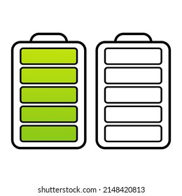 Icono de carga de la batería, batería, icono de ilustración del vector del cargador
