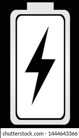 	
Battery charging icon. Flat illustration of Battery charging vector icon for web.